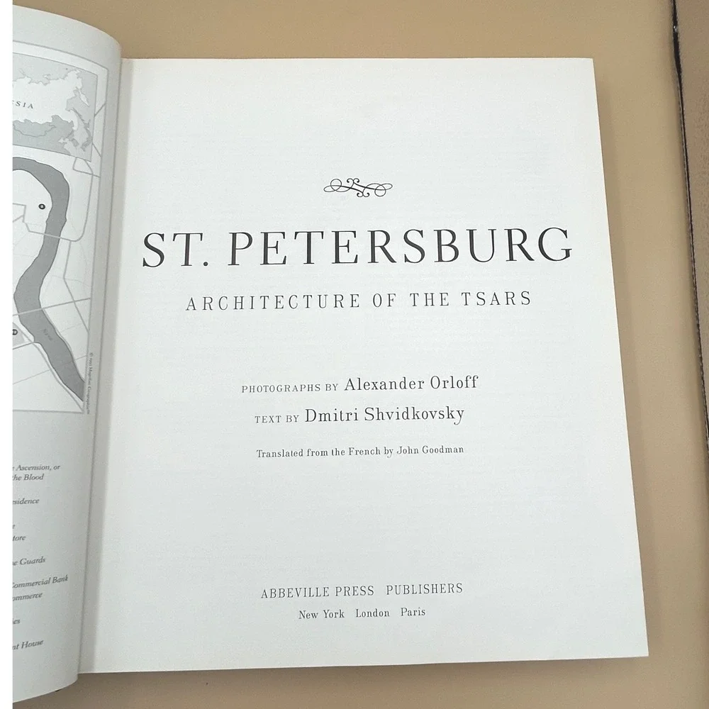 St. Petersburg Architecture of the Tsars Orloff Shvidkovsky Hardcover Book 1996